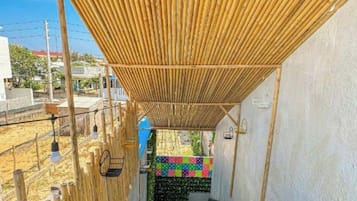 Deluxe Double Room, Beach View | Terrace/patio