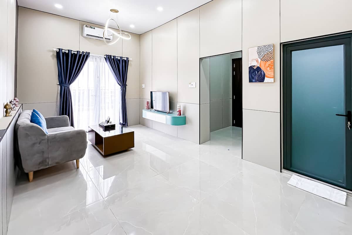 Apart Daire, 1 Büyük (Queen) Boy Yatak, Şehir Manzaralı | Oturma alanı | Yazıcı 