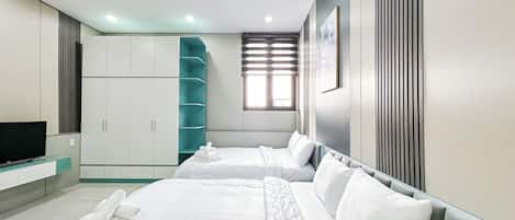 Decoración personalizada, muebles diferentes y escritorio