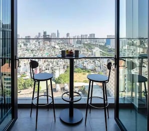 Luxury Apartment, 1 Bedroom, City View | 2 bedrooms, premium bedding, minibar, individually decorated