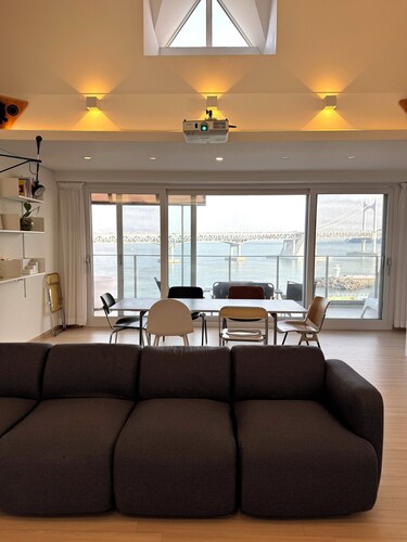 Gwangalli Beachfront Duplex with a Private Terrace
