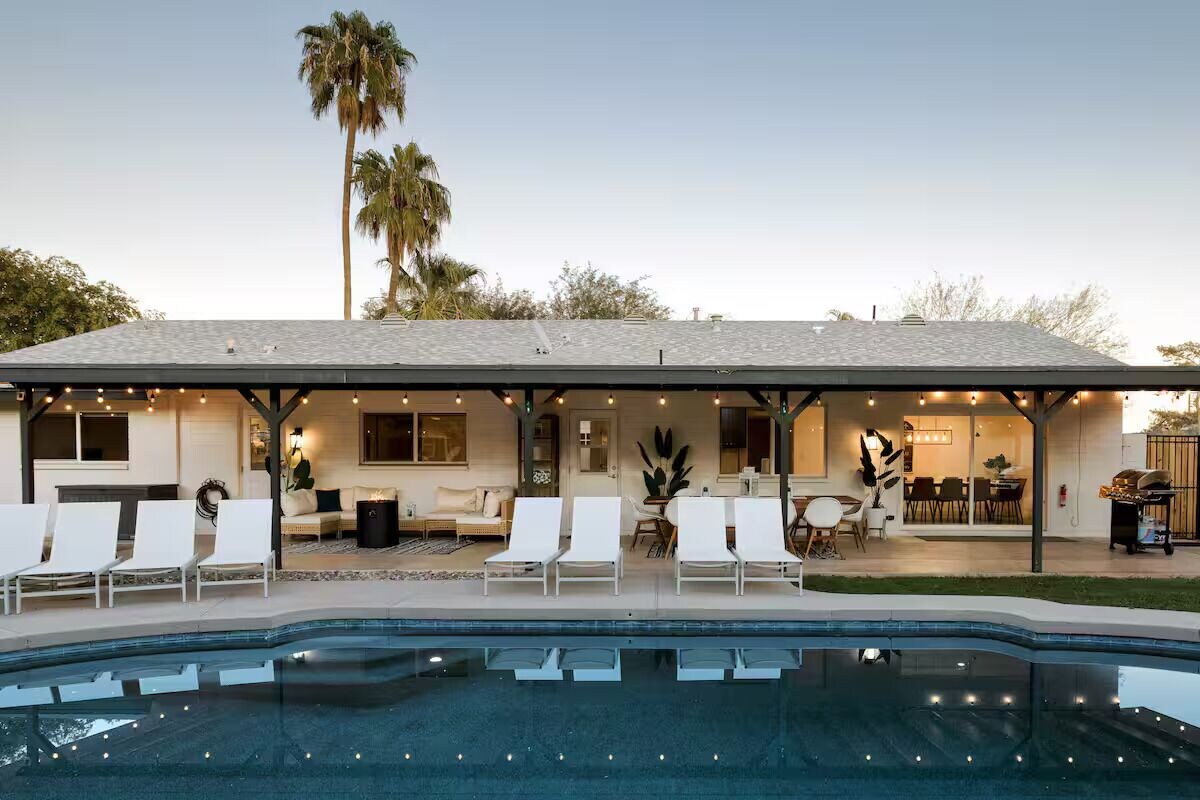 NEW Blue Agave Spacious 5BR/3BA with heated pool and casita