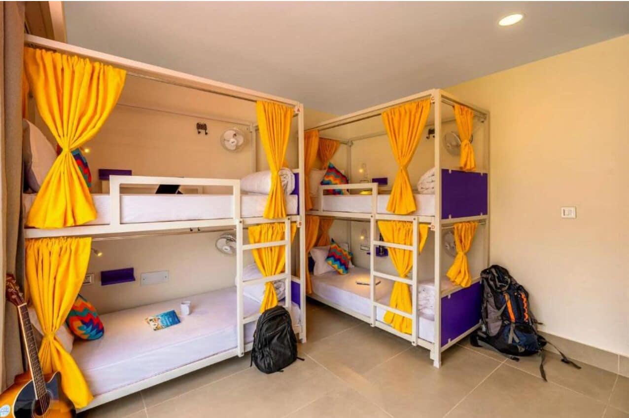 Bed in 6 Bed Mixed A/C Dormitory Room with Balcony and Ensuite Bathroom | Free WiFi