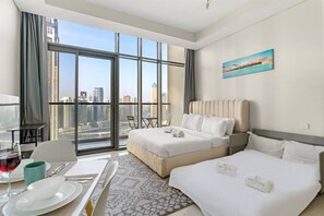 Free WiFi, bed sheets