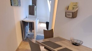 Leilighet, 1 soverom | Spiseområde