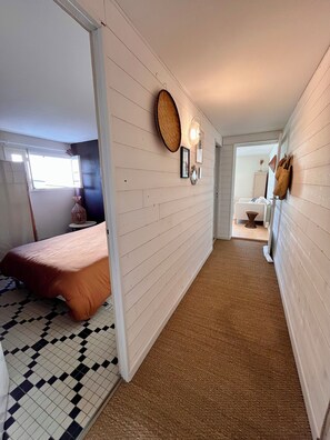 2 bedrooms, travel cot, free WiFi, bed sheets - [NEW] Private beach access' family flat  – 4/6 Guests (Batz-sur-Mer)