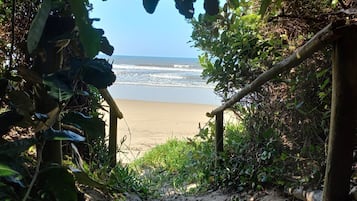 Private beach, white sand