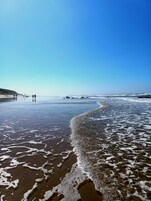 Private beach, white sand