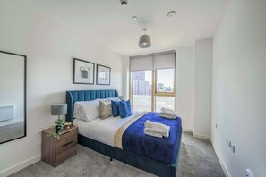 2 slaapkamers, een strijkplank/strijkijzer, wifi, beddengoed