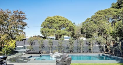 3 bedroom Brighton home with a huge pool and lush gardens.