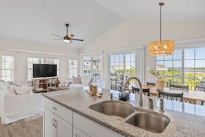 Interior - Coastal Getaway with Pool and Beach Access - Linens Included (North Topsail Beach)