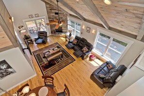 TV connectée, cheminée