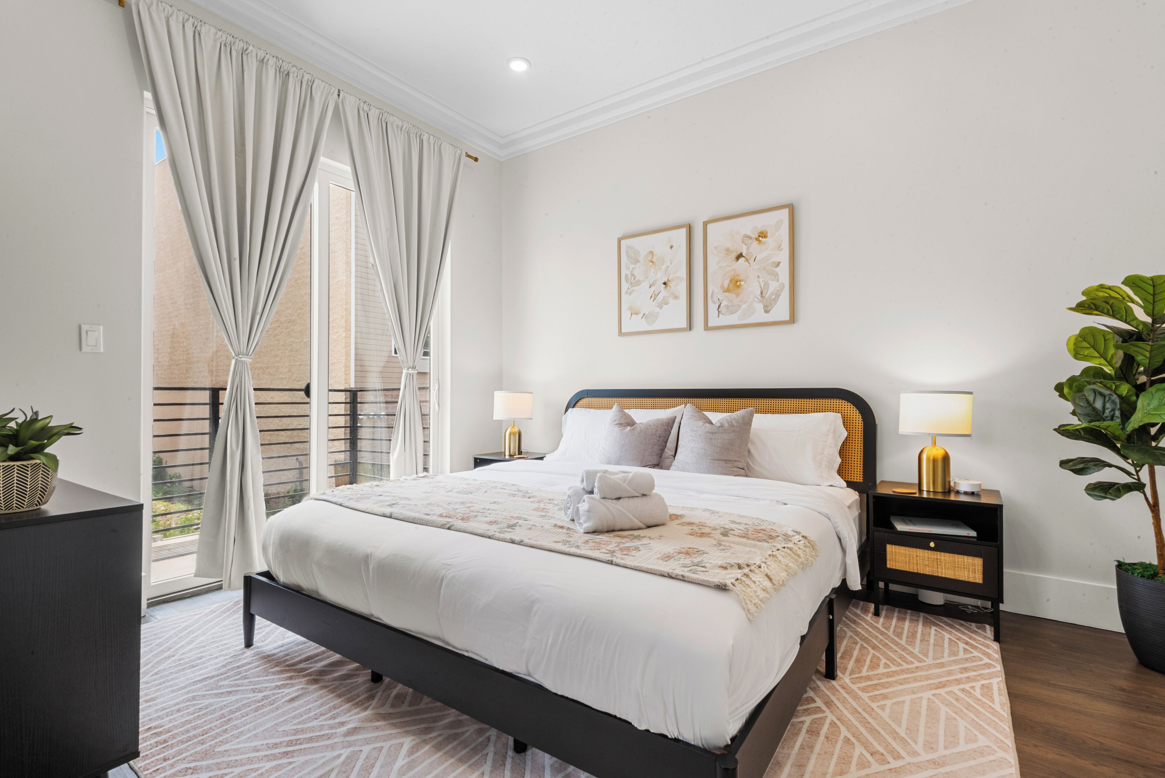 4 bedrooms, iron/ironing board, travel crib, WiFi