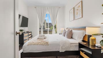 4 bedrooms, iron/ironing board, travel crib, WiFi