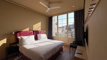 Standard Double Room, Balcony, City View | Laptop workspace, iron/ironing board, free WiFi