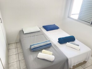 1 quarto, roupa de cama