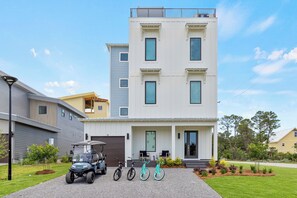 Exterior - Golf Cart, Community Pool, Rooftop Hot Tub, Bikes (Inlet Beach)