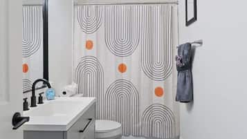 Hair dryer, towels