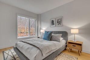 2 bedrooms, iron/ironing board, travel crib, WiFi