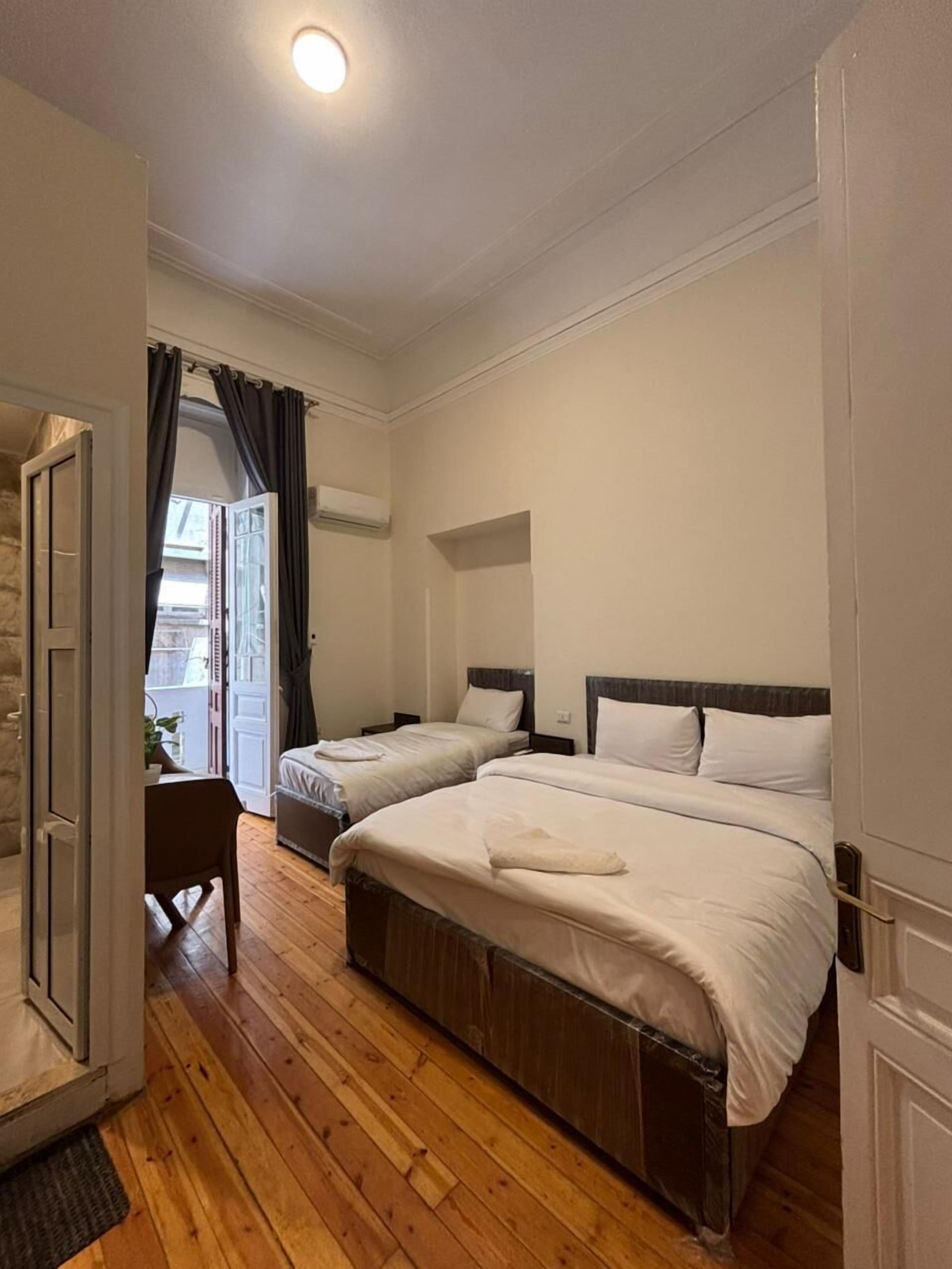 經濟雙床房 | 低過敏寢具、免費無線上網、床單