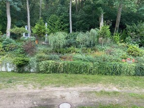 Property grounds - Cozy, quiet guest room with bathroom in a dream villa on the edge of the forest (Michendorf)