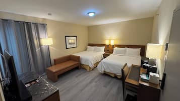 Blackout drapes, iron/ironing board, free WiFi