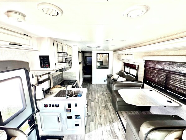 Interior - Great Beachside Location! RV Rental on Site or Beach (Surfside Beach)