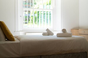 3 bedrooms, iron/ironing board, travel cot, WiFi