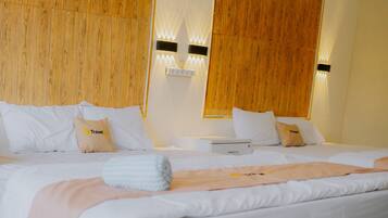 Deluxe-Ferienhaus, Bergblick | Schreibtisch, kostenloses WLAN