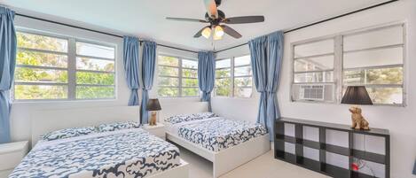 5 bedrooms, iron/ironing board, travel crib, free WiFi