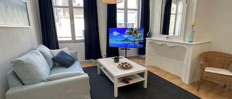Smart TV, video games, books, music library