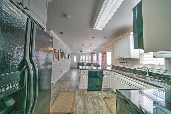 Parrilla de estufa y lavavajillas 