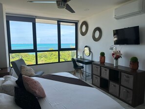 Vue sur la plage/l’océan