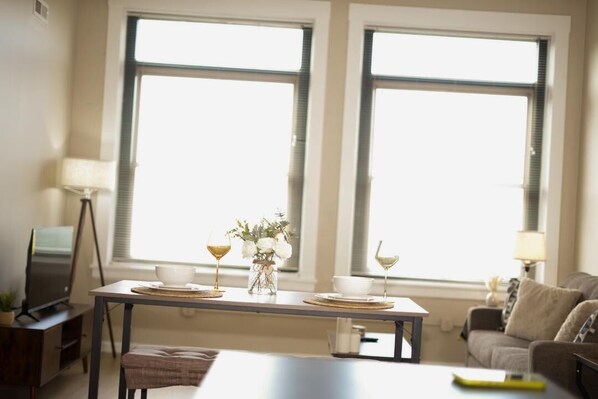 TV connectée, cheminée