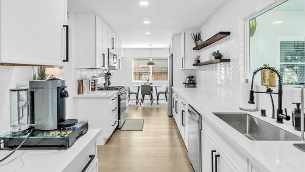 Microwave, oven, dishwasher