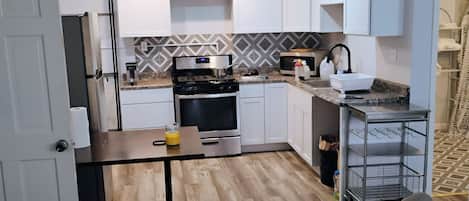 Microwave, oven, stovetop