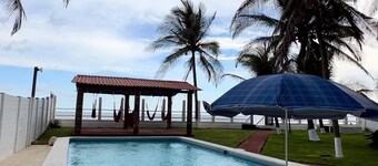 The Lux Beach Front Villa  4-bedroom with WiFi, AC in superb San Luis Talpa