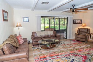 Smart-TV, Kamin, Videospiele, Bücher