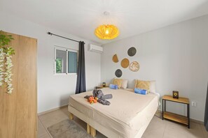 3 室のベッドルーム、WiFi、ベッドシーツ