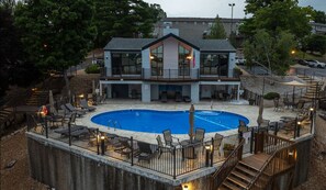 Outdoor pool - Bridgepointe ~Lakefront Condo with Stunning Main Channel Views & Private Deck! (Osage Beach)