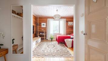 1 soverom, skrivebord, strykejern/-brett og wi-fi (inkludert)