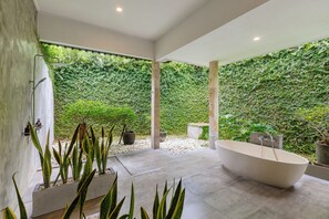 Villa | Bathroom | Hair dryer, towels - Cezanne Villa by Betterplace (Seminyak)