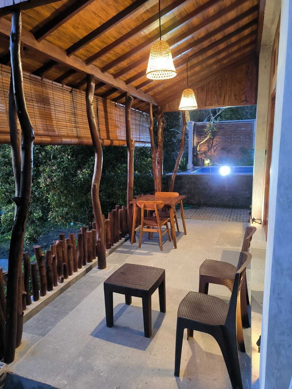 Vila Mewah, pemandangan laut terbatas | Teras/patio