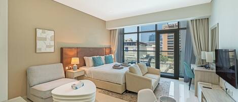 Desk, iron/ironing board, free WiFi, bed sheets