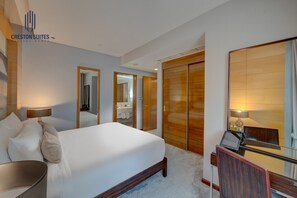 1 soveværelse, skrivebord, strygejern/strygebræt, Wi-Fi