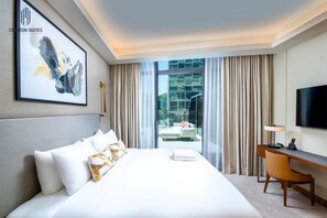1 多间卧室、办公桌、旅行婴儿床、免费 WiFi