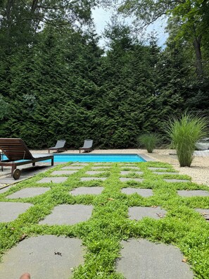 Udendørs pool, opvarmet pool