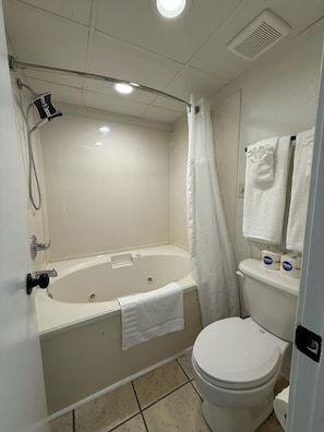 Hair dryer, towels