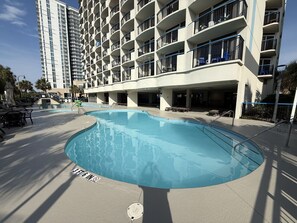Indoor pool, a heated pool