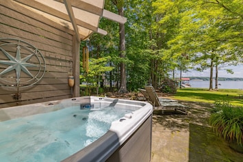 Private hot tub just off the deck.